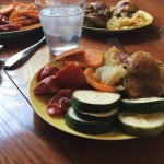 Gyomorkímélő recept – Csirkecomb Cukkinis Édesburgonyával